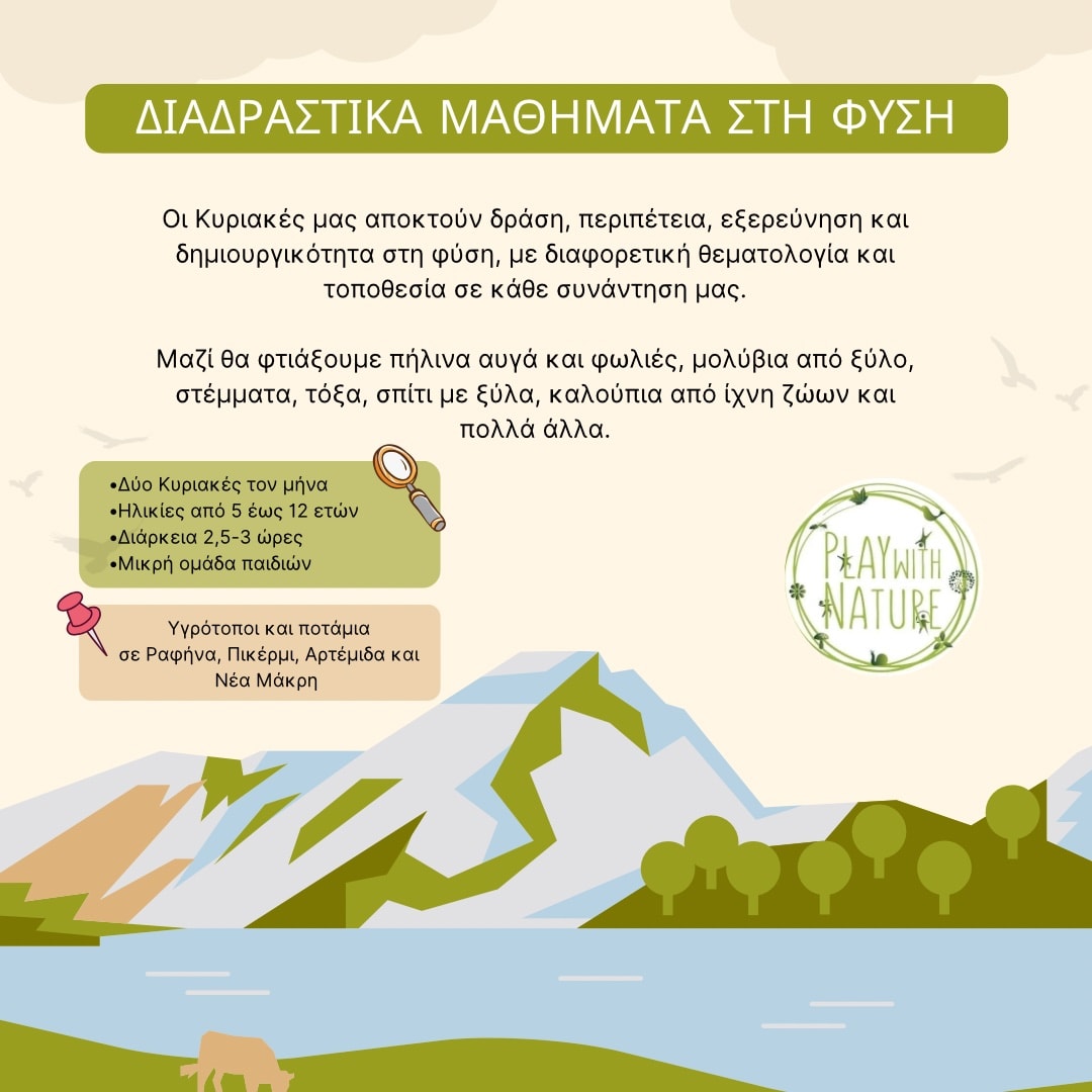 Διαδραστικά Μαθήματα στη Φύση